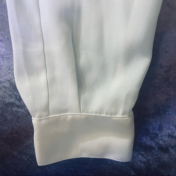 NWTS Cabi White Tuxedo Button Down Shirt Medium - Picture 9 of 12